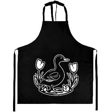 Discover Duck Bird Nature Pond Aprons