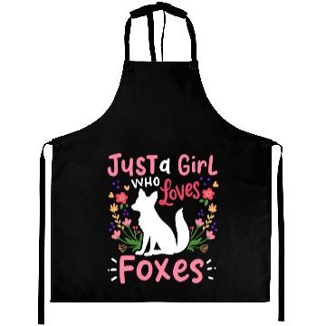Discover Foxes Fox Lover Aprons