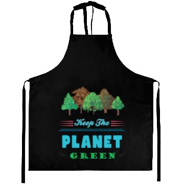 Discover Earth Day Keep The Planet Green Aprons