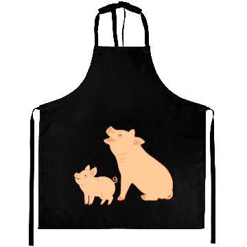 Discover Mother pig with piglet Aprons