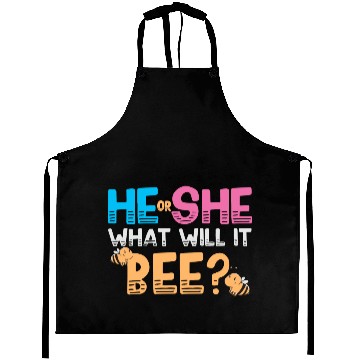Discover Gender Reveal Bee green Aprons