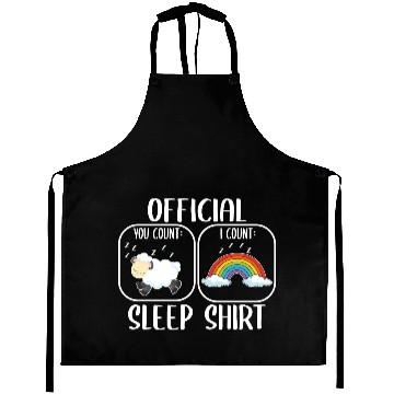 Discover Counting Sheep Rainbow Sleep Aprons
