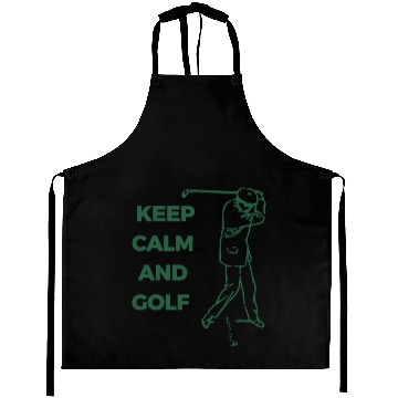 Discover Keep calm and golf Aprons