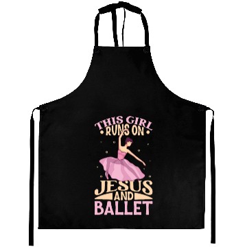 Discover Ballet Ballerina Dance Dancer Dancing Ballet Gift Aprons