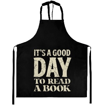 Discover Good Day To Read A Book Lover Aprons