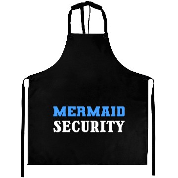 Discover Mermaid Security Pool Attendant Gift Aprons