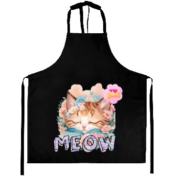 Discover Cat lover design Aprons