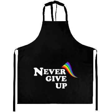 Discover never give up Aprons