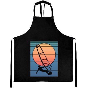 Discover Retro Sunset Windsurfing Aprons