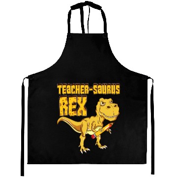 Discover Teachersaurus Rex Dinosaur Lover Aprons