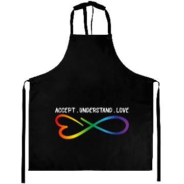 Discover Accept Understand Love Neurodiversity Infinity Aut Aprons