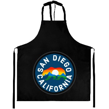 Discover San Diego California Aprons