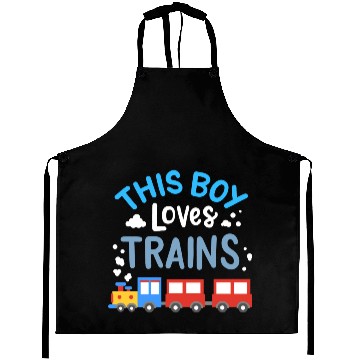 Discover Trains Train Lover Aprons