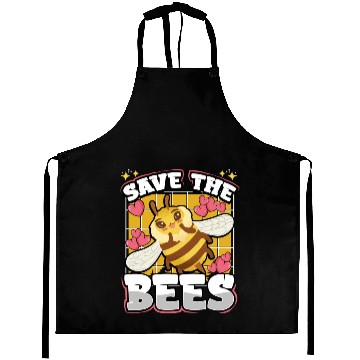 Discover Save The Bees Cute Bumblebee Aprons