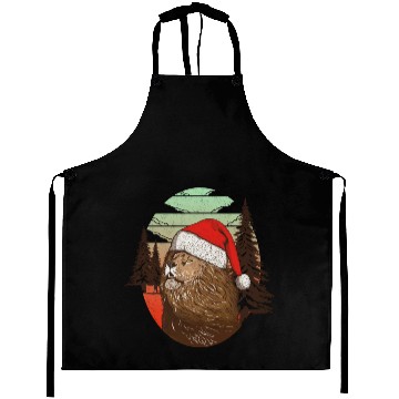 Discover Christmas Lion Aprons