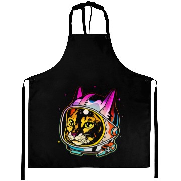 Discover Astro Cat Graphic Aprons