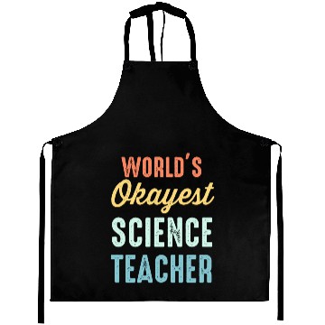 Discover World'S Okayest Science Teacher Physics Aprons