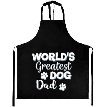 Discover World's Best Dog Dad Aprons