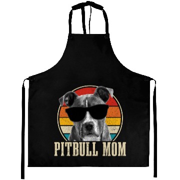 Discover Pitbull Mom Pitbull Dog Mom Aprons