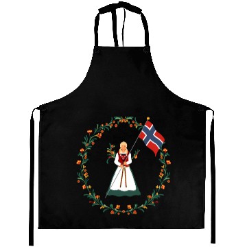 Discover Norway Pride Norwegian Bunad Flag Pride Aprons