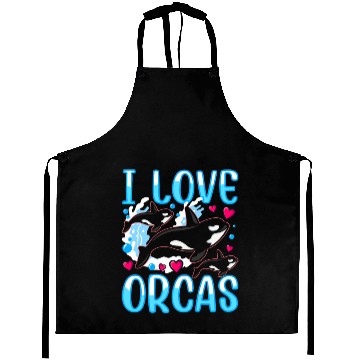 Discover I Love Orcas Whale Protect Orca Sea Aprons