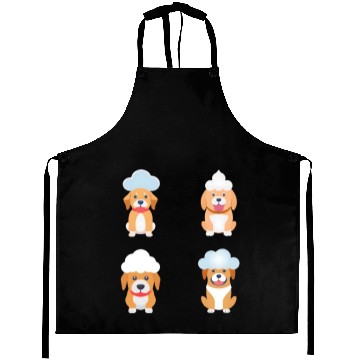 Discover 4 Dogs with Cloud - Unique for Dog Lovers Aprons