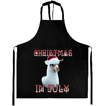Discover Festive alpaca - Christmas in July Aprons
