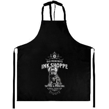 Discover Old Frenchie's Ink Shoppe Aprons
