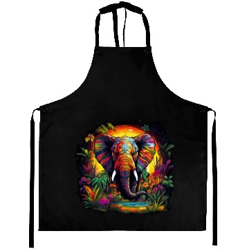 Discover Elephant in the djungle Aprons