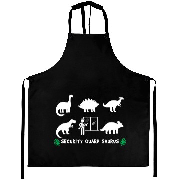 Discover Security Guard Saurus Dinosaurs Aprons