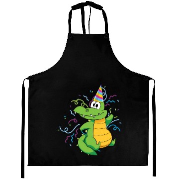 Discover Alligator Party Reptile Animal Crocodile Aprons