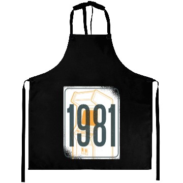 Discover Retro 1981 Aprons