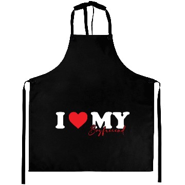 Discover I Love My Boyfriend I Heart My Boyfriend Aprons