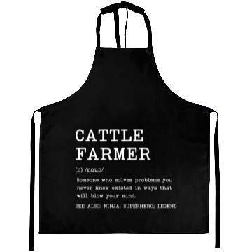 Discover Cattle Farmer Definition Design Copy Copy Aprons