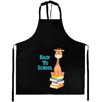 Discover Back To School Giraffe Aprons