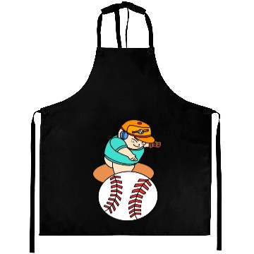 Discover Cute Chibi Baseball Pitcher Aprons