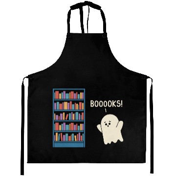 Discover Booooks green Aprons