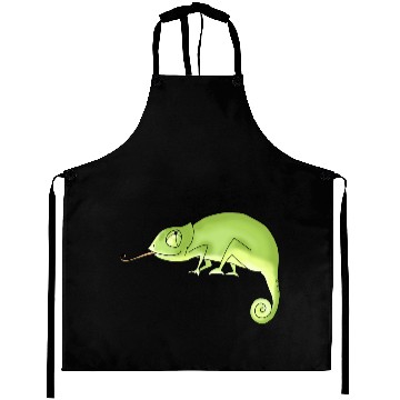 Discover Green Chameleon Aprons