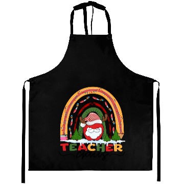 Discover Christmas Teacher Santa Claus Aprons