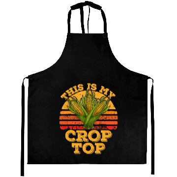 Discover This Is My Crop Top Funny Farmer Farming Corn Aprons