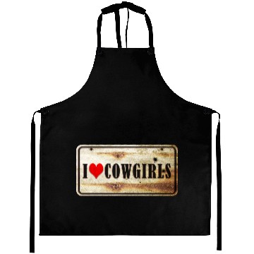Discover I love cowgirls Aprons