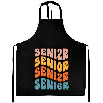 Discover Retro Senior 2026 Graduation Class Of 2026 Back Aprons