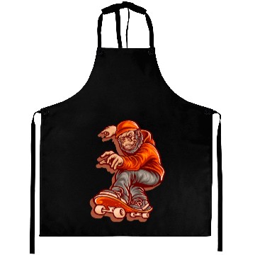 Discover Skate monkey character Aprons