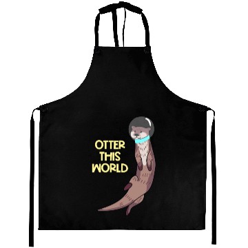 Discover Otter This World Aprons