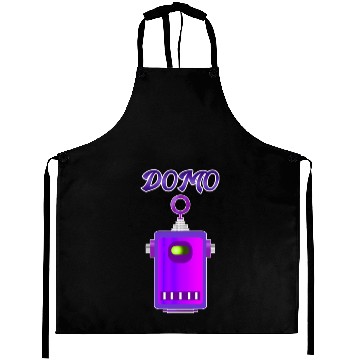 Discover Domo Robot 2 Purple 70s Aprons