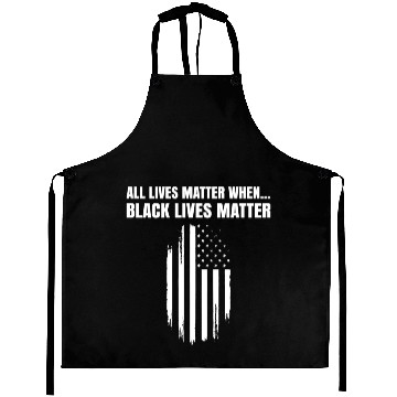 Discover Black Lives Matter When PRotest March US Flag Aprons