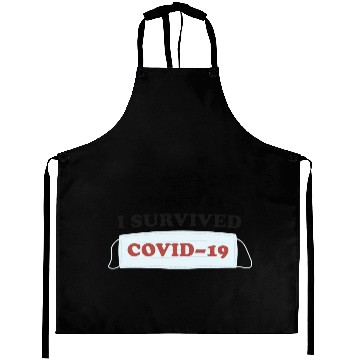 Discover I SURVIVED COVID19 green Aprons