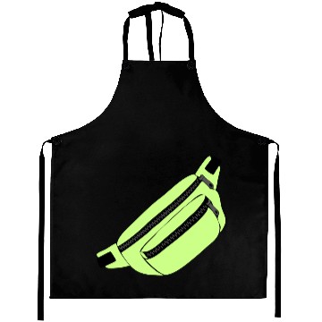 Discover Lime Green Fanny Pack Illustration Aprons