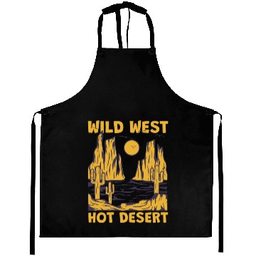 Discover desert wild west cactus nature Aprons