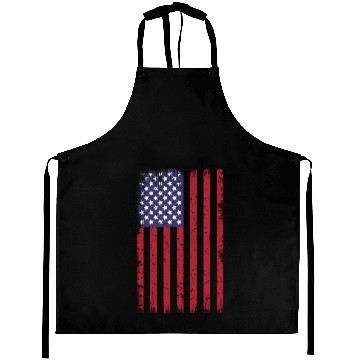 Discover Us American Flag Aprons